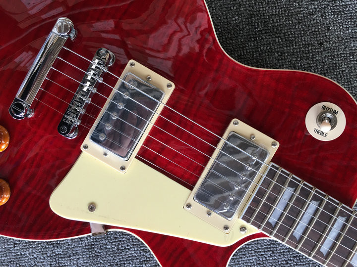 Wholesale lp Custom Shop red color Electric Guitar rosewood Fretboard China Guitar Factory Free Shipping
