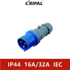 Quality KRIPAL CE Certificated IP44 16A 220V Industrial Plugs And Sockets wholesale