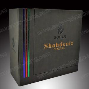 Quality Stamping Printing Black Luxury Magnet Packaging Box Custom Designed wholesale