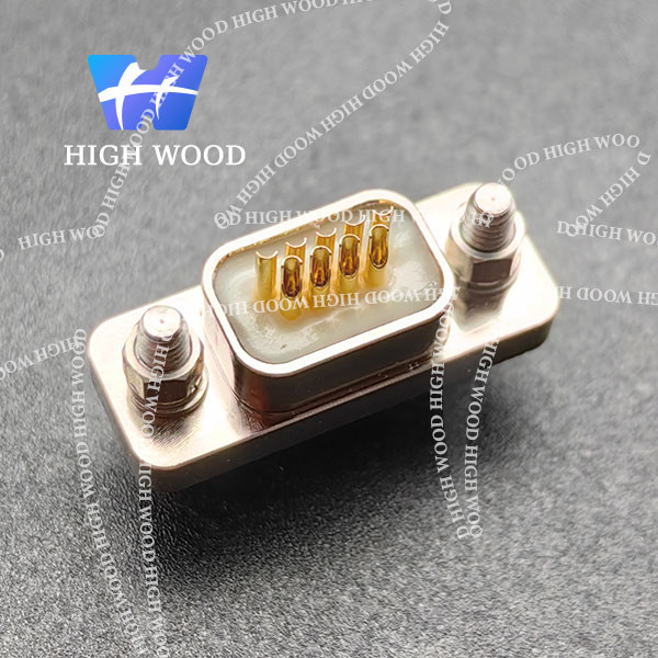 Micro-D MWDM Solder Cup Metal Shell Connectors ,MWDM2L-9NSP.