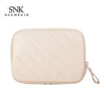 Double Zipper Bridesmaid Gift Waterproof PU Cosmetic Bag