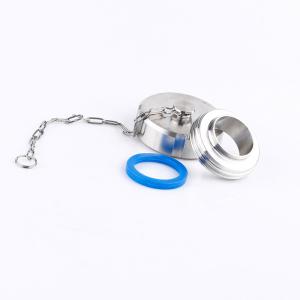 Quality Stainless Steel 304 316 SMS Union Blind Set Weld Male Weld Liner Slotted Nut and Gasket wholesale