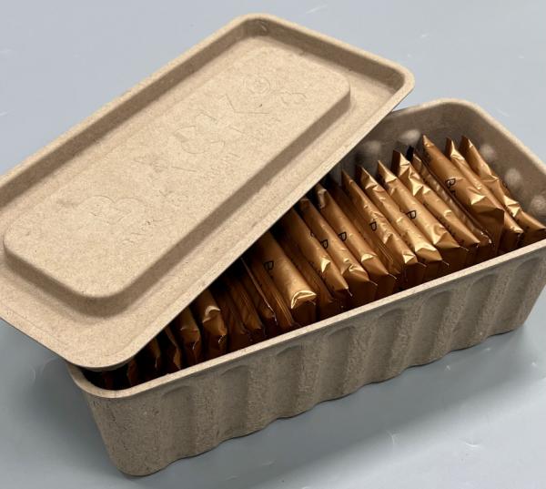 Coffee Packaging Paper Recycling Box Molded Pulp Box Biodegradable Box Recycled