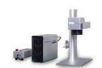 30W 50W Mini Fiber Laser Marking Systems 0.01mm Accuracy 110*110mm