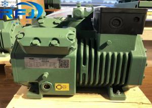 Quality Bitzer Semi Hermetic Compressor 4PES-12Y 10HP Cylinder 4 Green Colour wholesale