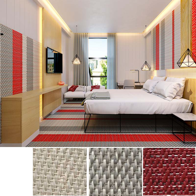 High Gloss Heterogeneous Flooring 5mm Heterogeneous Vinyl For Apartment Residential