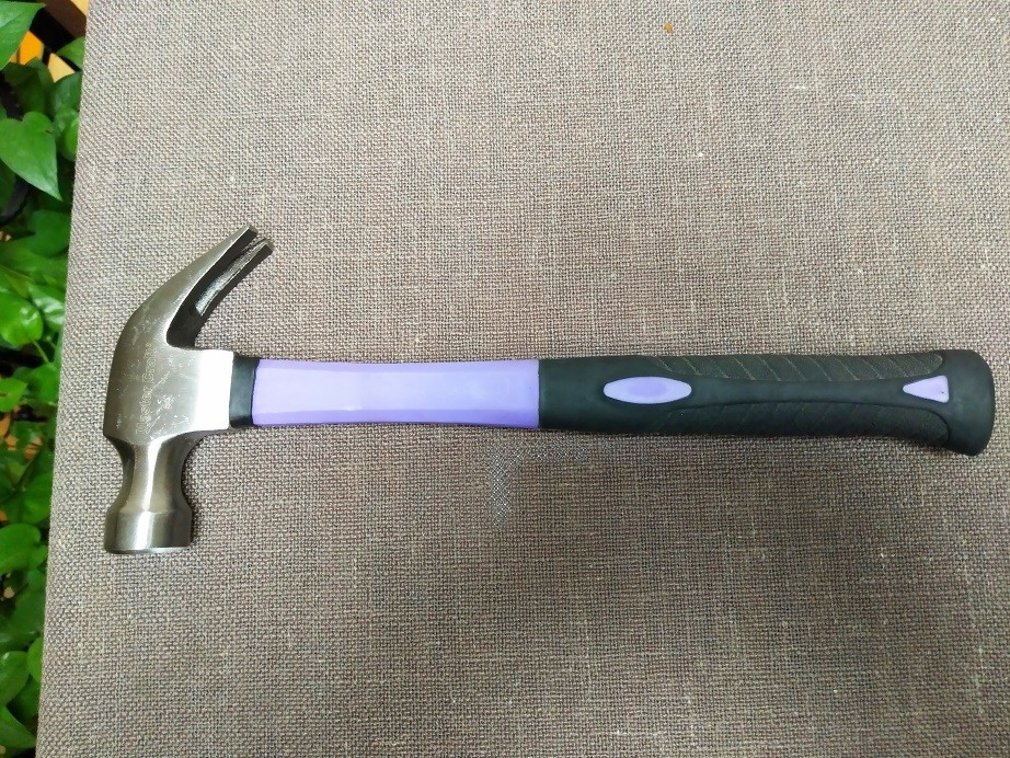 American Type Steel hand claw hammer with plastic handle (XL0008)