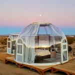 Outdoor Camping Transparent Bubble Tents Lightweight UV Protection