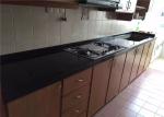 High Hardness Preformed Kitchen Countertops Black Galaxy Quartz Stone