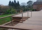 Modern Design Stainless Steel Railing Stair Post Galvanized Steel Deck