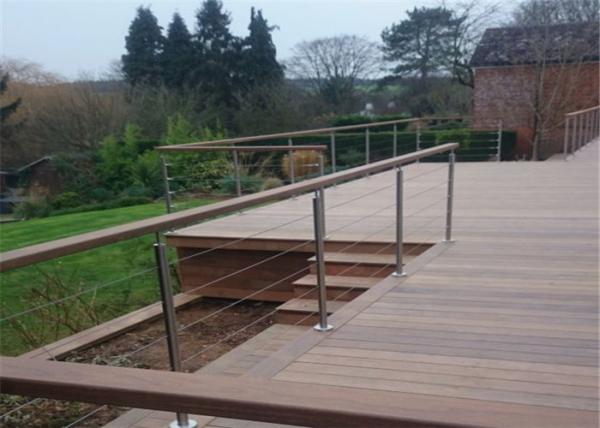 Modern Design Stainless Steel Railing Stair Post Galvanized Steel Deck