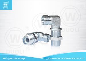 Quality 6D9 90 Degree Hydraulic Bulkhead Bite Type Tube Fitting Metric Male 24 Degree H.T. wholesale