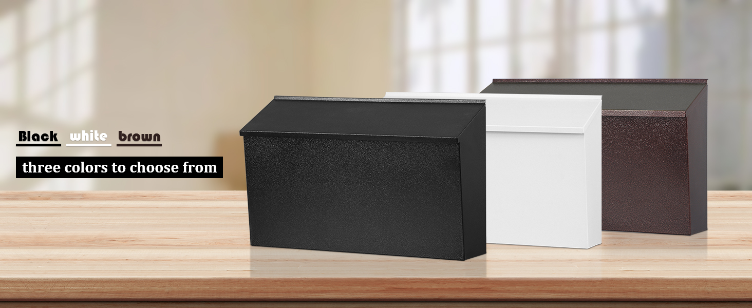 Apartment Outdoor Package and Newspaper Storage Box with Customizable Logo and Red Flag