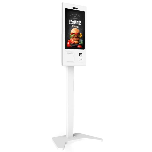 Supermarket Mall Self-Service Payment Kiosk with Touch Screen Thermal Printer