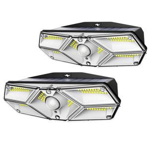 Quality Christmas IPX5 1500mAH Outdoor Solar Street Lamp PIR Sensor 60MA 10000LUX wholesale