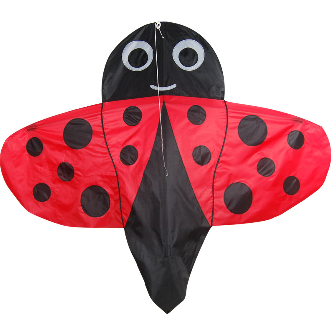 Single Line Type Ladybird Kite With Fiberglass Frame Spring Season Outdoor Playing Use