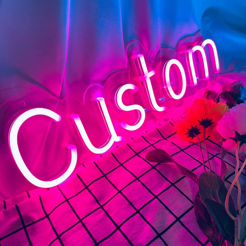 Holiday Party Event Decoration 2v Custom Waterproof Rgb Flexible Silicone Led Neon Sign Light