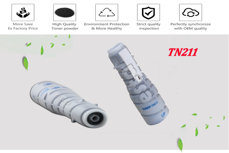 TN211 Toner Compatible Konica Minolta Bizhub Toner Cartridge Bh200 / Bh250
