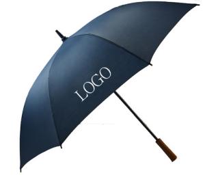 Quality Fiberglass Frame 190T Pongee Straight Windproof Golf Umbrellas wholesale