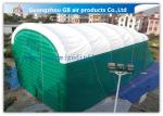 0.9mm Pvc Tarpaulin Green Inflatable Air Tent For Family Outdoor Events