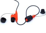 Waterproof Male Female Geophone Connector SH17-WCR-2M2F KCK Screw