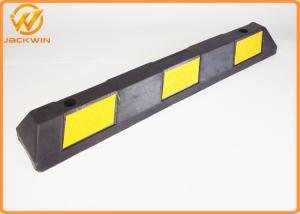 Quality High Compression Resistance Rubber Speed Bumps Parking Lot Vehicle Wheel Stops wholesale