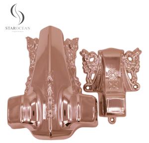 Quality Bronze Plastic Coffin Corners With Different Colors Spray Paint Funeral Supplies 3#B wholesale
