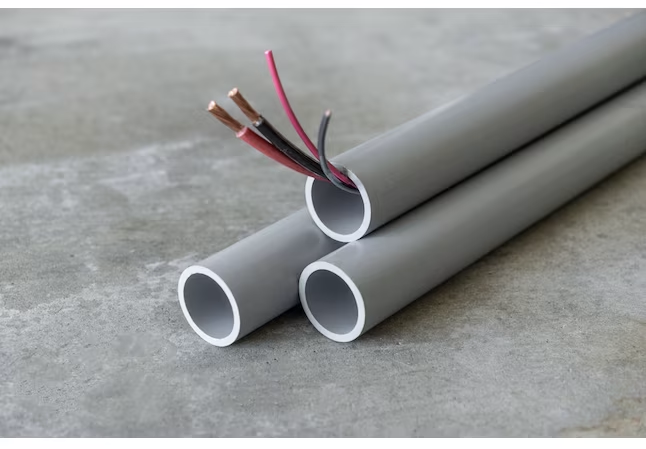 4" Rigid PVC Electrical PVC Conduit Pipe 10ft Length Sunlight Resistant Conforms UL651 Nonmetallic