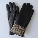 soft fashion classical genuine sheepskin lamb skin leather women gloves