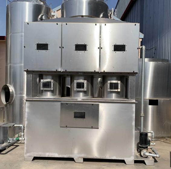 100 Feet Cyclone Tower Dust Removal Equipment Steel Electric Vertical Airflow