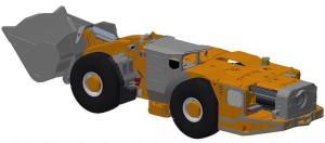 Quality Yellow Mining Dump Truck , 3m³ Underground Mining Equipment Y280M - 4 Motor wholesale