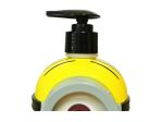 5 - 7 Inch Height Yellow Color Minions Cartoon Shampoo Bottle Made By PVC / ABS