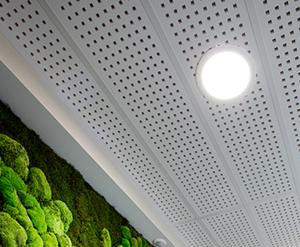 Quality Metal 3D Aluminium Ceiling Panel Baffle Plate Suspended Stretch wholesale