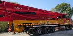 Big Size Concrete Pump 2021 Sany Used Concrete Pump Truck 67M With Volvo Chassis