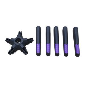 Quality Disassembly 350mm Radius Black Nylon Office Chair Swivel Base With Height Adjustment wholesale