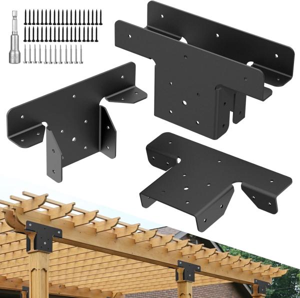 Heavy Duty Pergola Brackets Adjustable Pergola Brackets 4x4 Fence Post Brackets