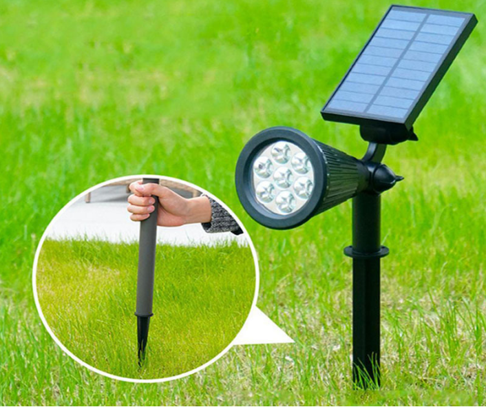 Out Door 4pcs Led Solar Lawn Lights Ip 65 With Light Control