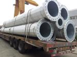 Hot Dip Galvanized Octagonal Steel Utility Pole wind proof