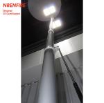 4x180W LED mounted roof mast light 4.5m pneumatic telescopic mast, vehicle roof