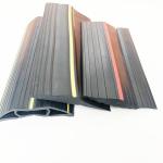 EPDM Garage Door Bottom Threshold Weather Strip for Glass Window Thickness 0.5mm