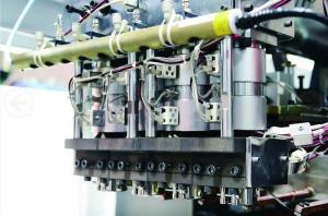 Quality 50ML-4L Plastic Bottle Blow Molding Machine MP70D-3T With View Strip For Detergent Bottle wholesale