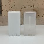 Oval Twist Up Cardboard Plastic Deodorant Bottle Containers Stick 15ml 15g For