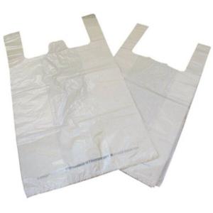 Quality Transparent Corn Starch Biodegradable Plastic Shopping Bags wholesale