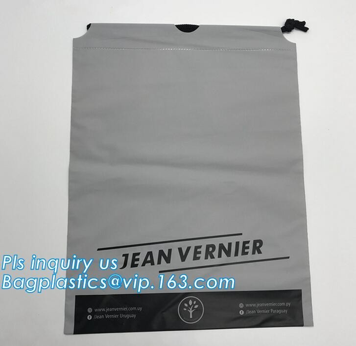 Biodegradable Eco-friendly cotton drawstring poly packaged bag for laundry used in hotel,Travel Carrying drawstring bags