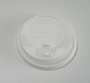 Quality White 85mm Hot Drink 100% Compostable Coffee Lids wholesale
