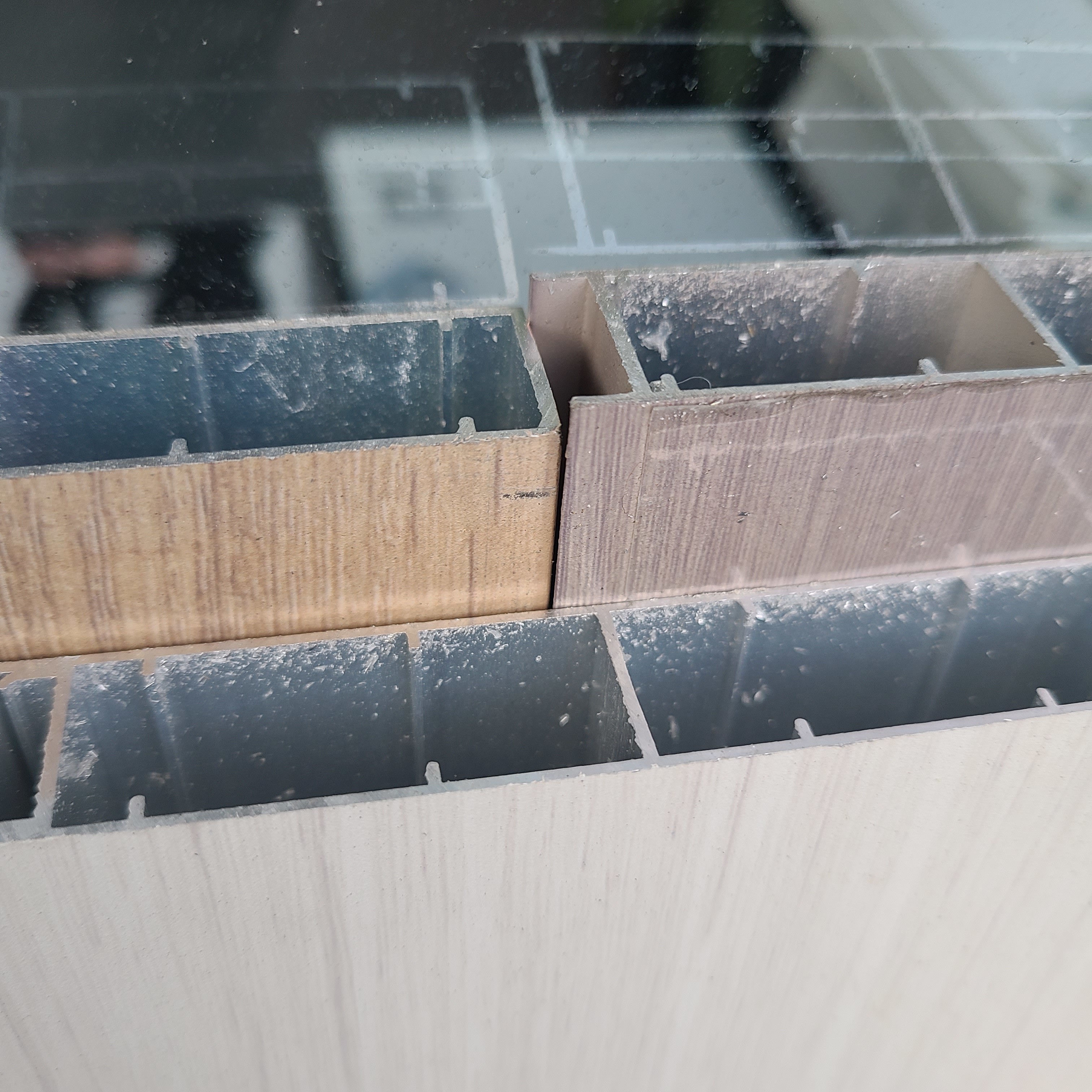 High Hardness 6063 6061 Aluminum Kitchen Profile Square Shape Anti Oxidation