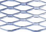 Aluminum Flattened Expanded Metal , Windows Security Stretched Metal Sheet