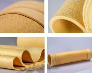 Quality High Strength P84 Replacement Dust Collector Bags 500~550 GSM Maximum Flexibility wholesale