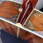 Handmade Deluxe solid koa wood Acoustic guitar, acoustic Guitarra, solid koa