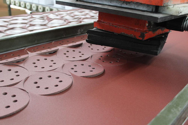 Red Aluminum Oxide Hook And Loop Sanding Discs 80pcs Mix Grits Sandpaper Discs